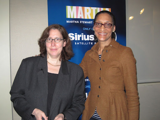 L'Espalier tea sommelier, Cynthia Gold with Carla Hall.