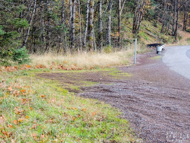 Lindsey Creek Turnout, Looking West (2013)