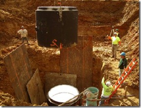 stormwater infrastructure project in Johnsonburg, PA