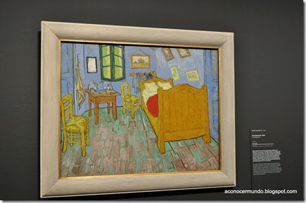 Amsterdam. Museo de Van Gogh. El dormitorio de 1988 - DSC_0009