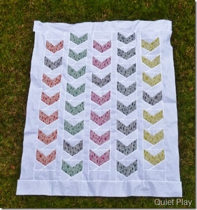 Paper Pieced Feathers Quilt