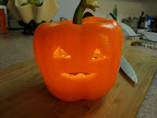 I had some fun dicing the bell peppers....