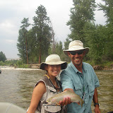 2008 07.25 Rachel Weissman-Tsukamoto on the Bitterroot - Fly Fishing with Wapiti Waters