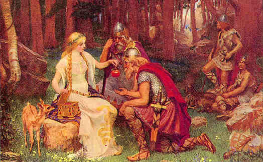 Idunna And The Apples Of Youth, Asatru Gods And Heroes