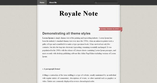 Royale Note