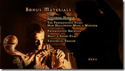 Frankenstein DVD 2 Extras