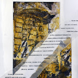 Le collage "...et en s'approchant vers le ciel je touche tendrement la terre" 2005, 500x700mm
