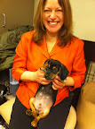 Devera Lynn of the North Shore Animal League is always ready and willing to bring dogs to the Martha show in hopes of finding them homes.