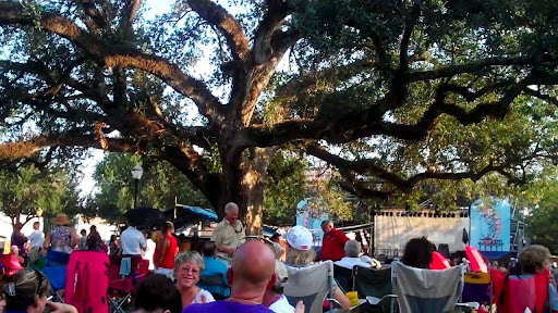 Concert grounds beneath the tree - Morgan City, LA