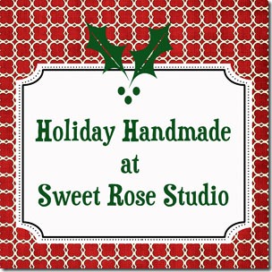 Handmade Holiday Blog Button Medium
