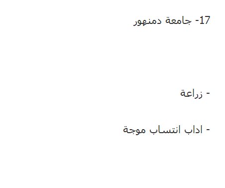 الأماكن والكليات المتبقية في المرحلة الثالثة من تنسيق الجامعات والمعاهد لعام 2013