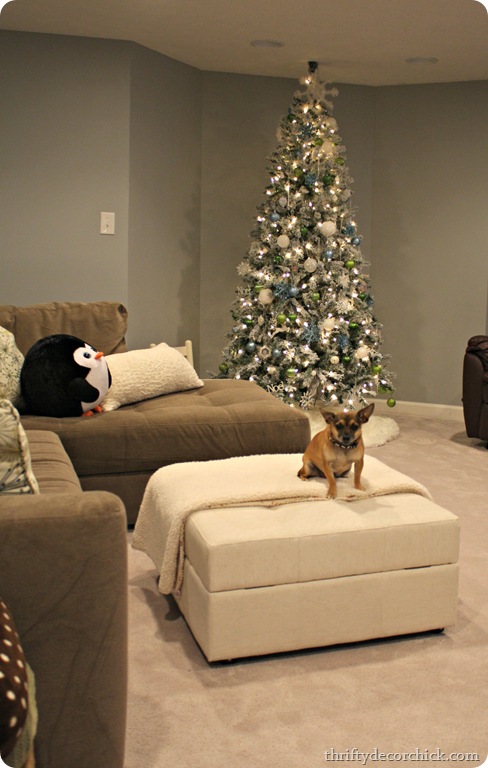 flocked christmas tree flocked christmas tree