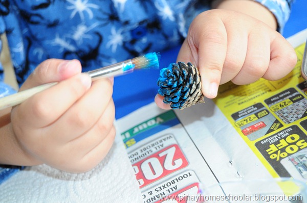 Pine Cone Painting