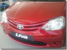 Toyota etios liva front