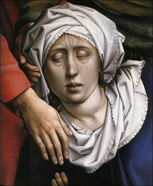 Van der Weyden, Détail de Déposition de croix Van der Weyden, Détail de Déposition de croix