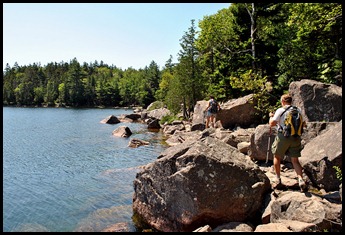 12e - Jordan Pond Trail - need to watch your step