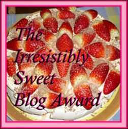 the irresistibly sweet blog award