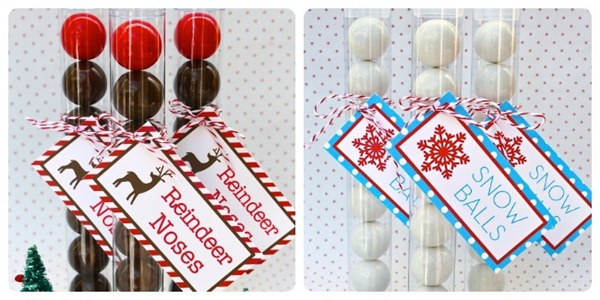 reindeer noses and snowballs by bloom designs