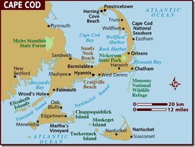 cape cod map