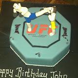 UFC Birthday Cake