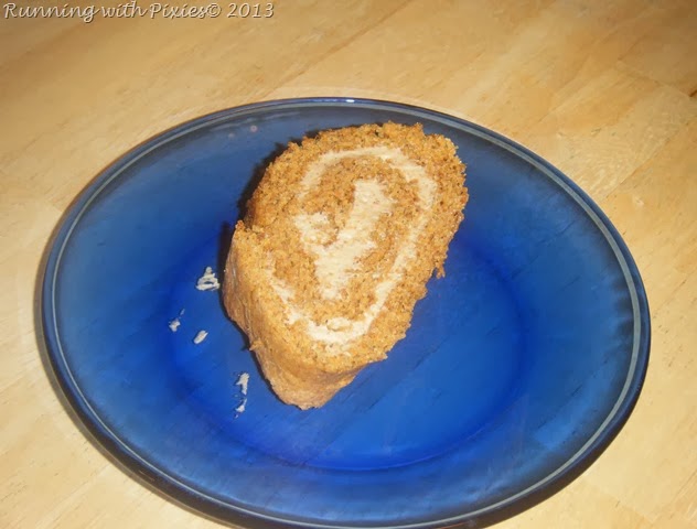 Pumpkin Roll with Brown Sugar Cream Cheese Filling