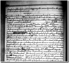 0023561- Deed - Land Records V15-K5 1783-1784 - Edmond Kite - Benjamin Hendrick - Page 162 Continued to end.