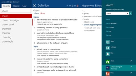 Free Advanced English Dictionary for Windows 8