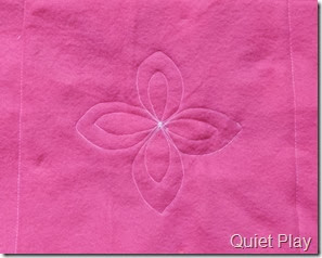 Flower quilting