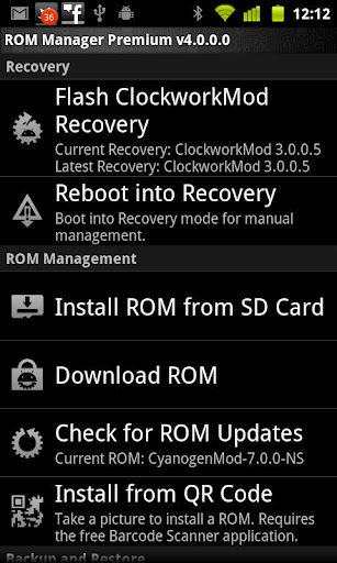 ROM ROM Manager Premium 4.8.0.5 (2011)