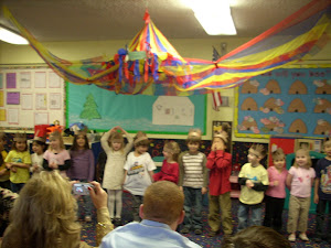 Busy Bees singing at the Holiday Social.