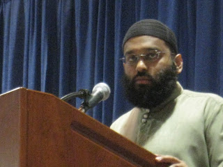A close up shot of Sh. Yasir
