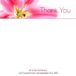 Tigerlily - JPGS 9 Thank You Notepaper