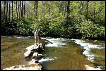 03 - Dan and Syl Checking Out Abrams Creek