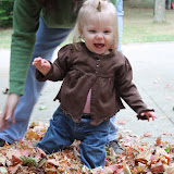Playing in the Leaves