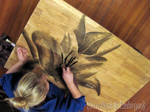 make wood stain