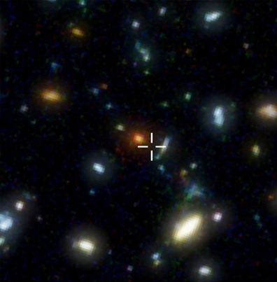 região do Hubble Deep Field onde está a HDF850.1