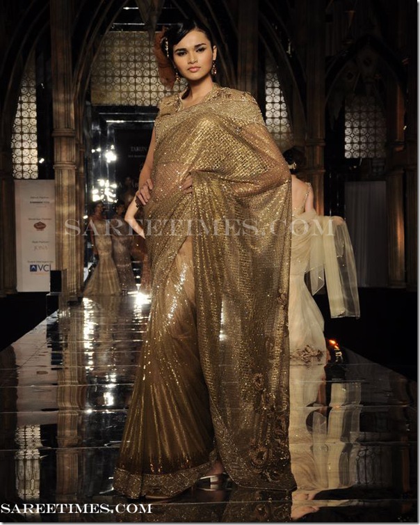 Tarun_Tahiliani_Gold_Designer_Saree
