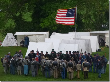American Civil War Society and living history village