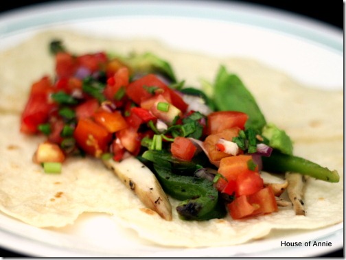 Grilled King Oyster Mushroom Fajitas