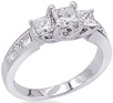 Princess-Diamond-Three-Stone-Ring-in-14k-White-Gold