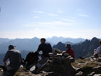 Resting on the Pyramide de lherbes (2439m) on the GR10 looking East