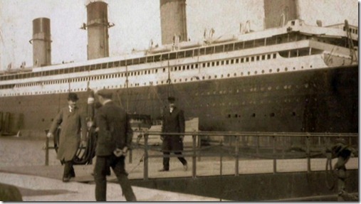 Olympic na última fase de conclusão, Belfast 1911.