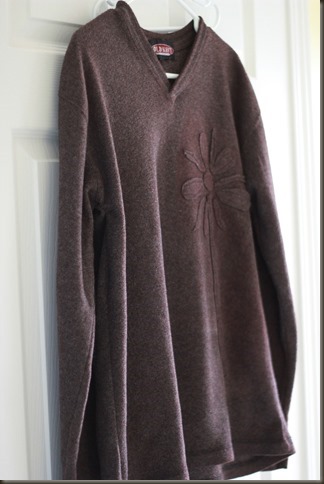 refashion upcycled fleece sweatshirt tailored sweatshirt with applique detail