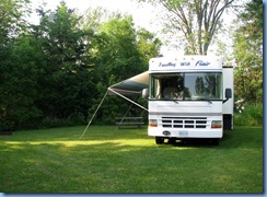 4678 McRae Point Provincial Park our motorhome in site #138