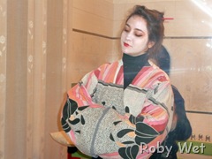 Trucco Geisha makeup carnevale