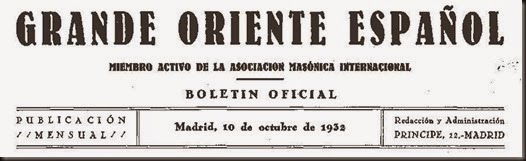 GRANDE ORIENTE PORTADA 1932