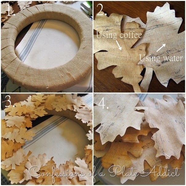 CONFESSIONS OF A PLATE ADDICT Country Living Inspired Faux Birch Bark Wreath tutorial CONFESSIONS OF A PLATE ADDICT Country Living Inspired Faux Birch Bark Wreath tutorial