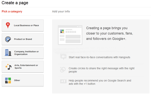 google plus page for blogger 01b create-a-page