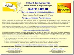 Convite Dance Life III