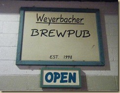 weyerbacher brewpub sign weyerbacher brewpub sign